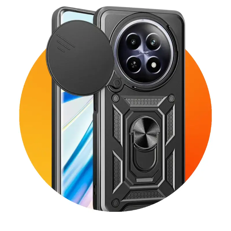 Realme 12 Pro / 11 Pro + درع مع غطاء كاميرا